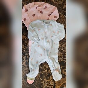 Adorable Pink and Blue Kids One Piece Set - 9M